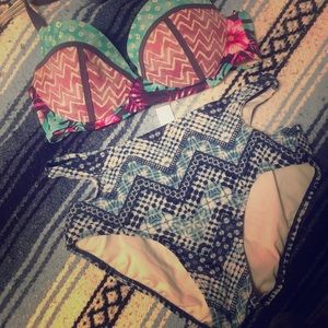 Two Piece Swimwear Set